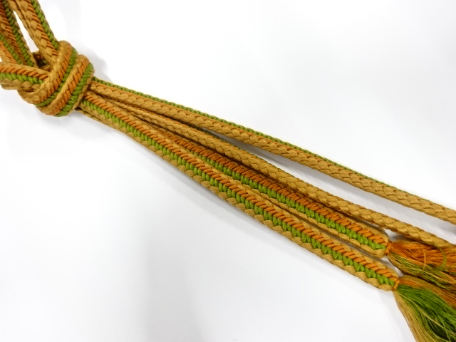 正絹　手組帯締め